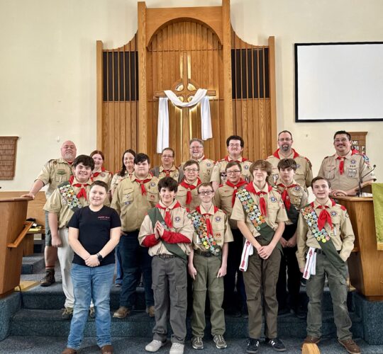 Boy Scout Troop 2012 recognized by East Liverpool City Schools